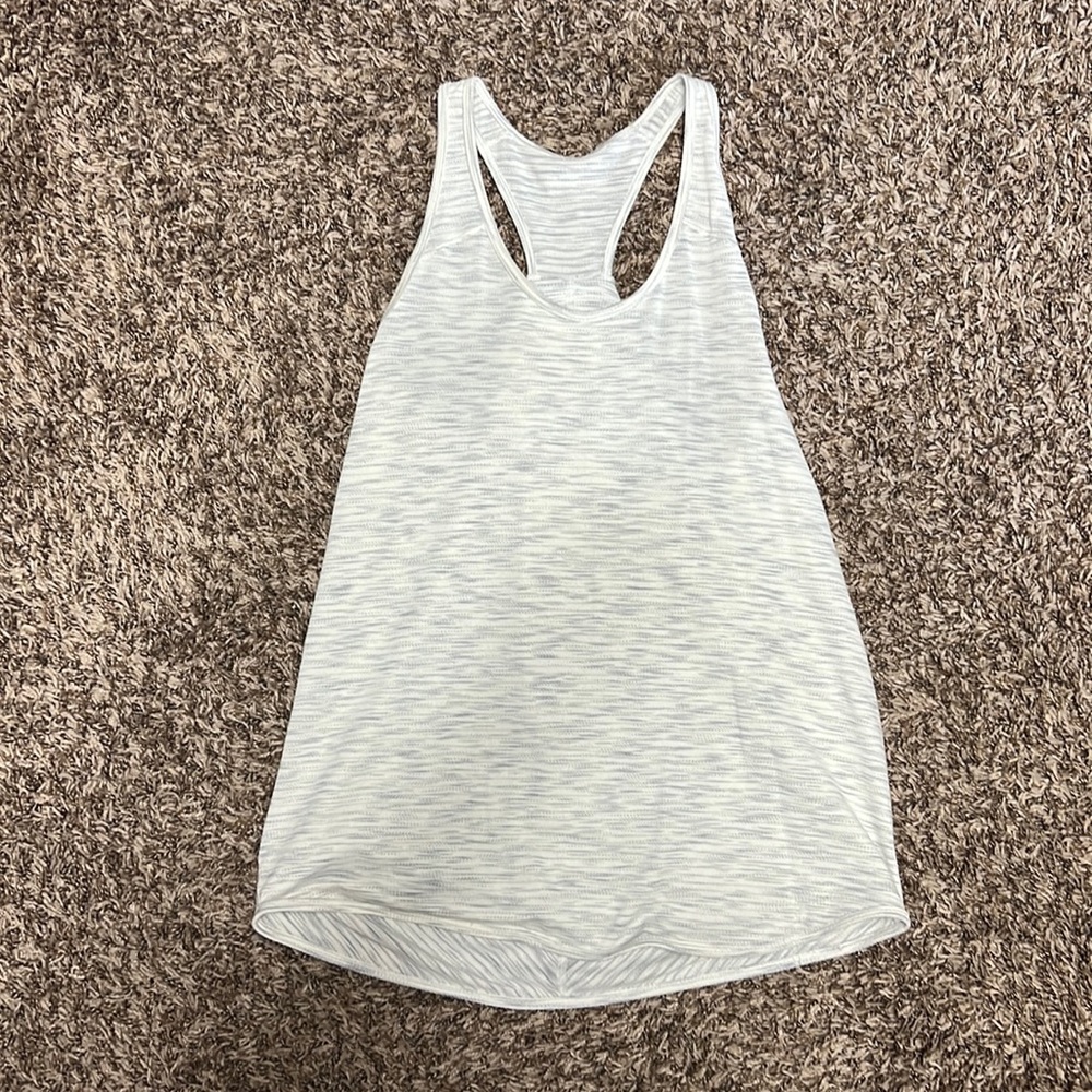 Lululemon Heathered grey tank size 6